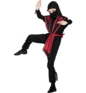 Ninja kostume til fastelavn