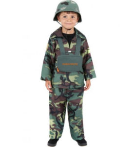 Militær kostume til fastelavn